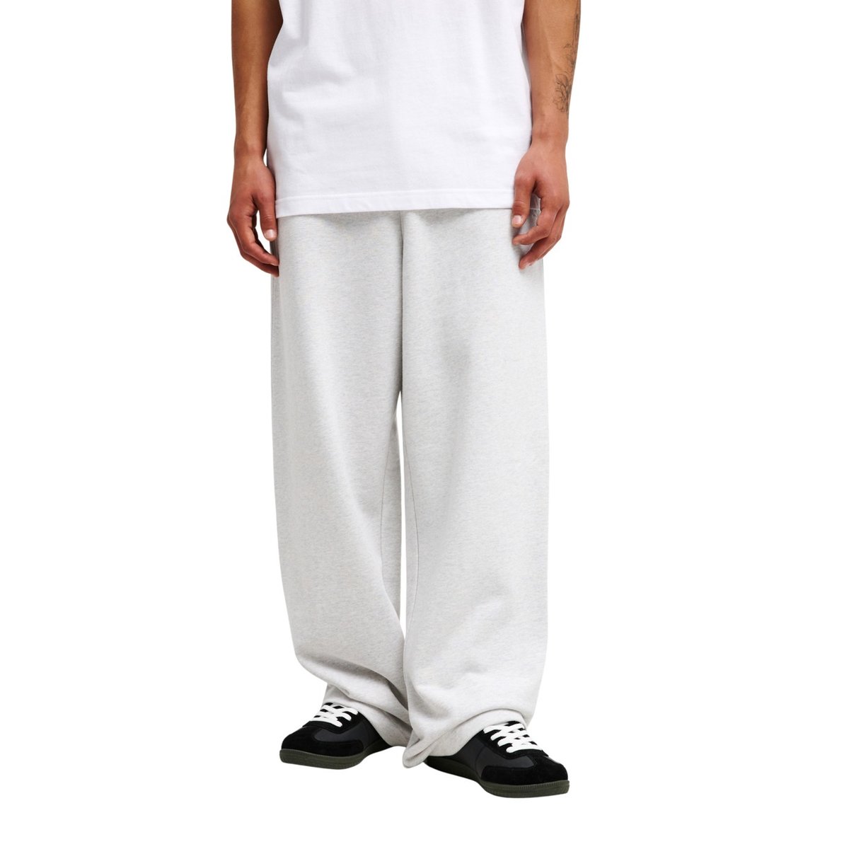 Pantalon de jogging JAWS BAGGY gris light grey heather, QUIKSILVER