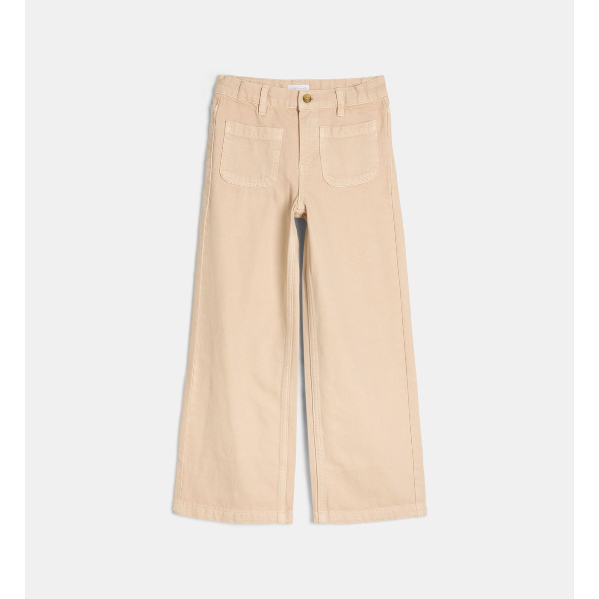 Pantalon large talerme twill coton bio beige, CADET ROUSSELLE