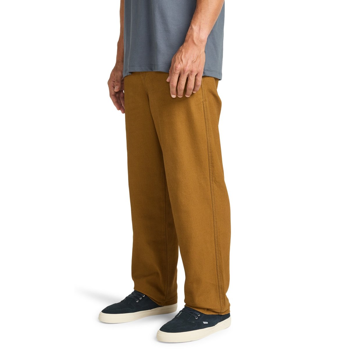 Pantalon en jean élastique avec cordon de serrage LARRY CANVAS marron tobacco, BILLABONG