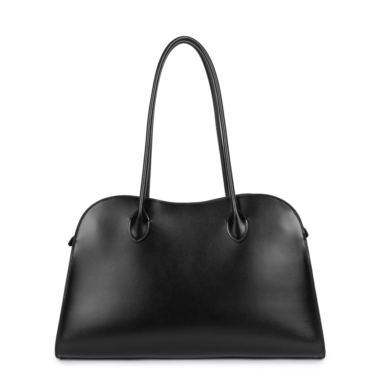 Grand sac cabas épaule BOX HOPPER noir, LANCASTER