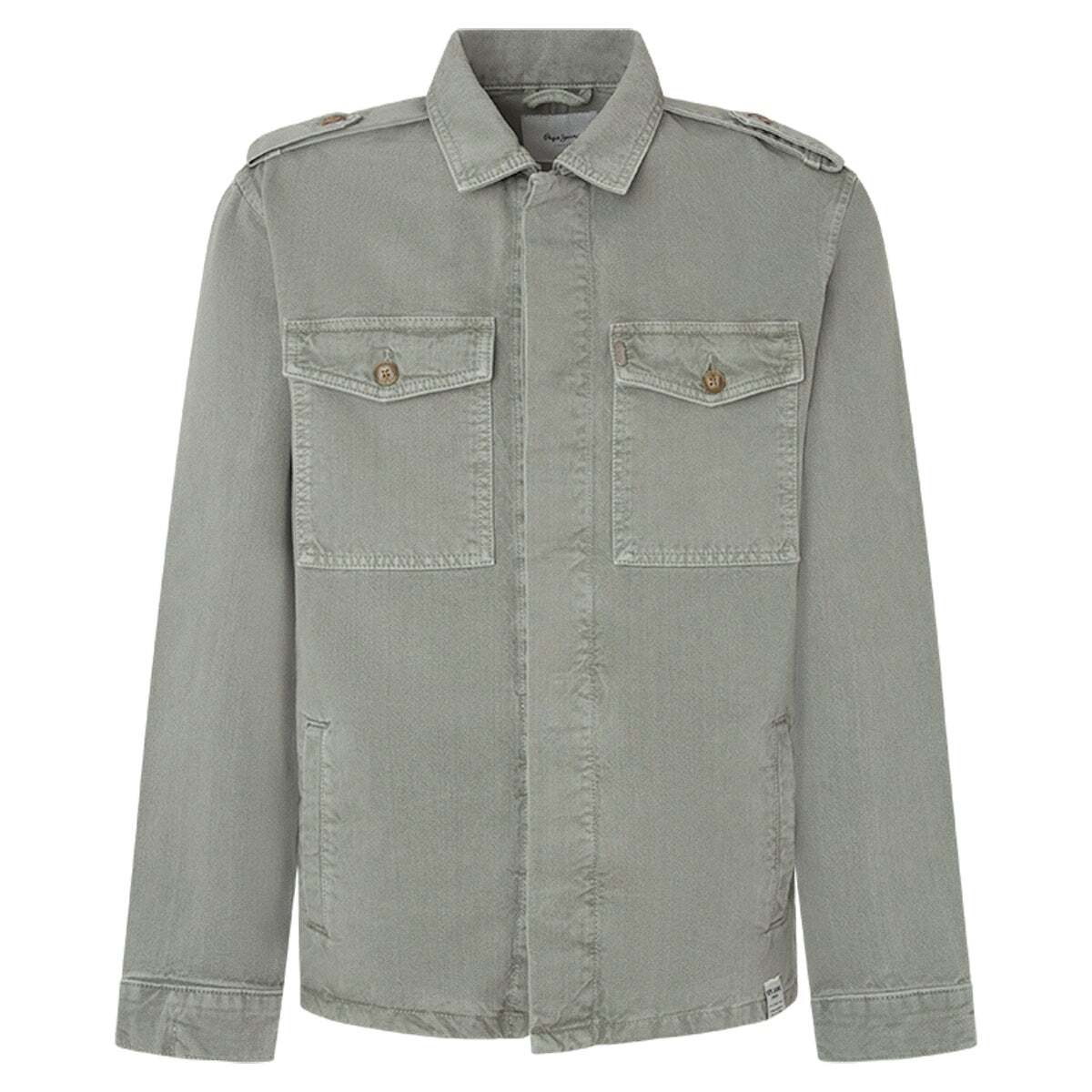 Veste Coupe Regular En Denim vert palmier, PEPE JEANS
