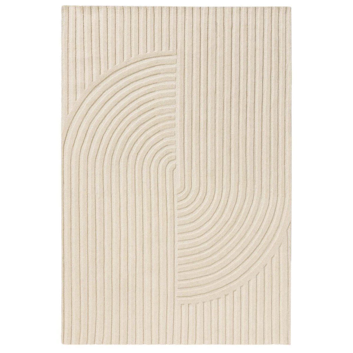 Tapis de laine tufté main YANIS ivory, BENUTA