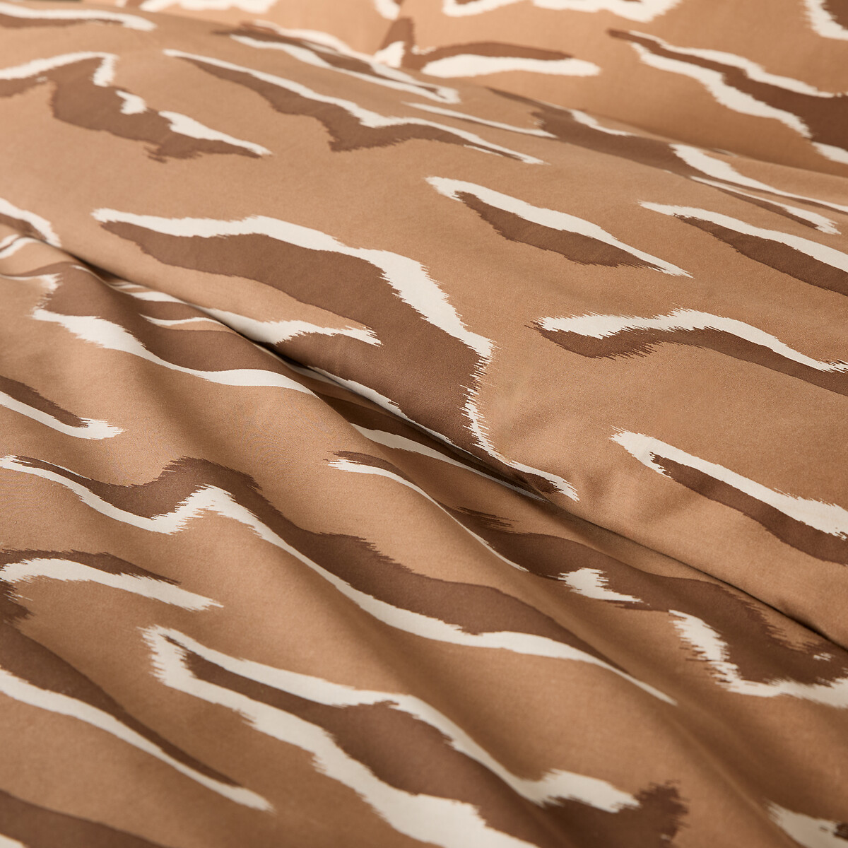 Otsa Cotton Sateen Duvet Cover animal print, LA REDOUTE INTERIEURS