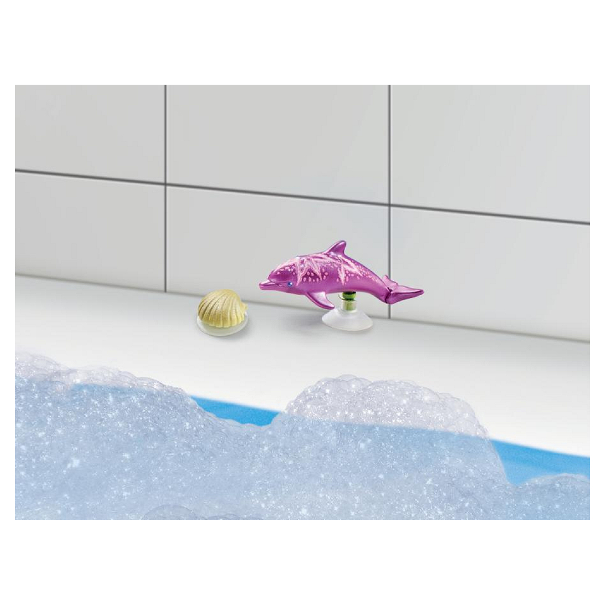 71501 - Sirène avec dauphins couleur unique, PLAYMOBIL