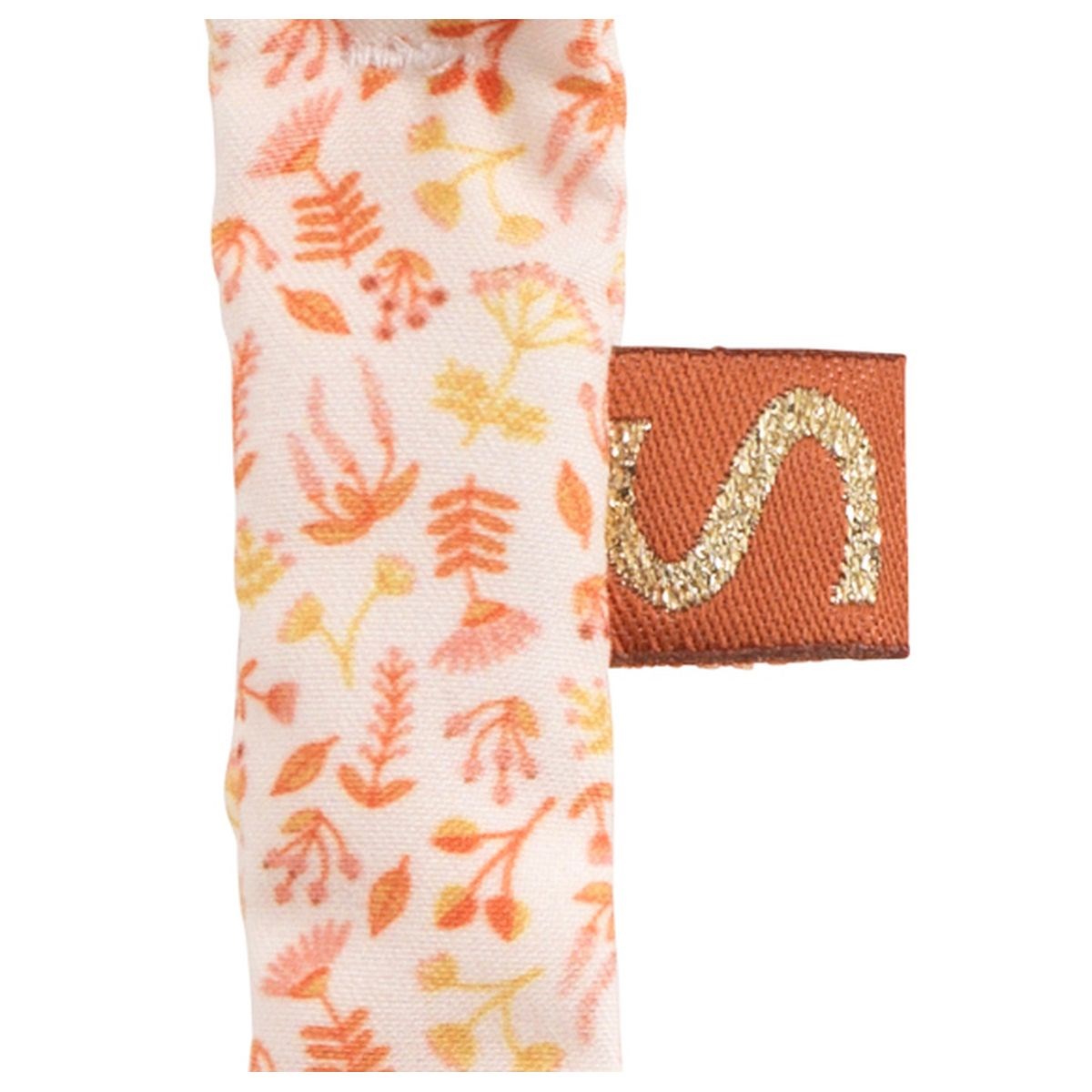 Attache-sucette ESMEE rose, jaune, blanc, SAUTHON
