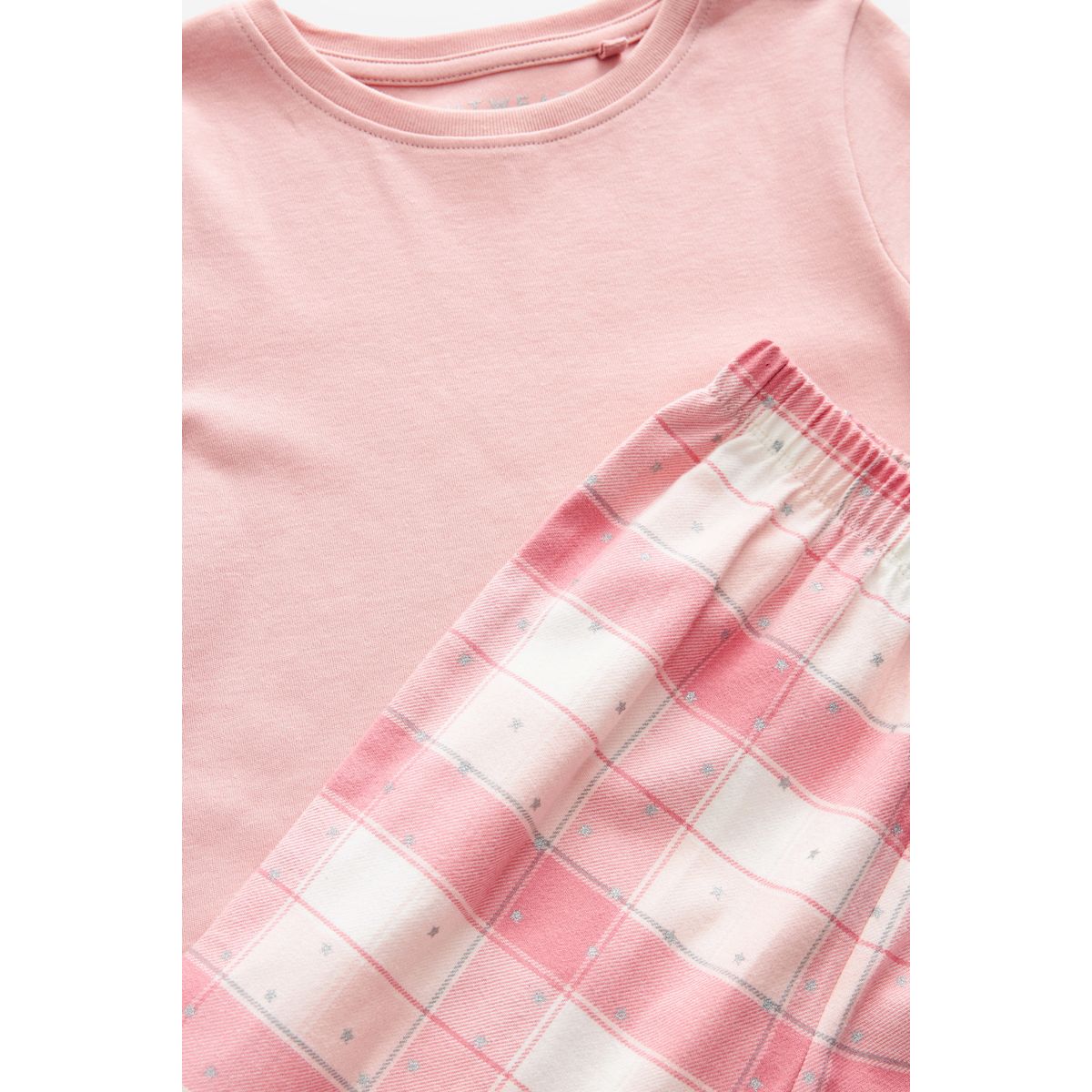 Pyjama tissé aux carreaux rose, NEXT