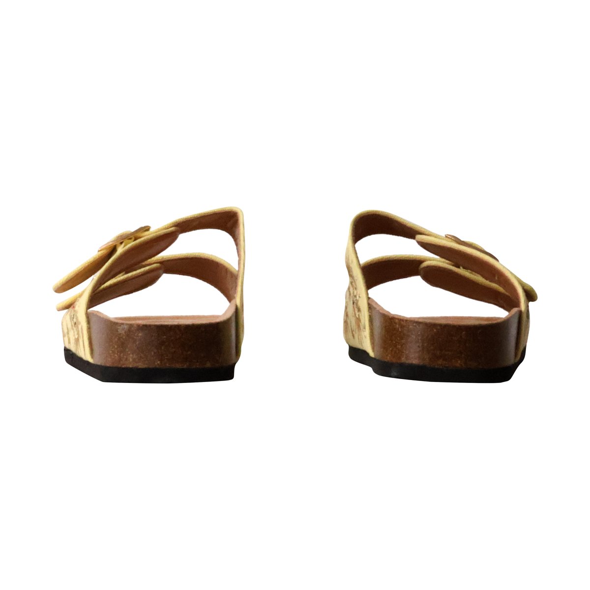 Mules à Enfiler Paris jaune, ENZA NUCCI