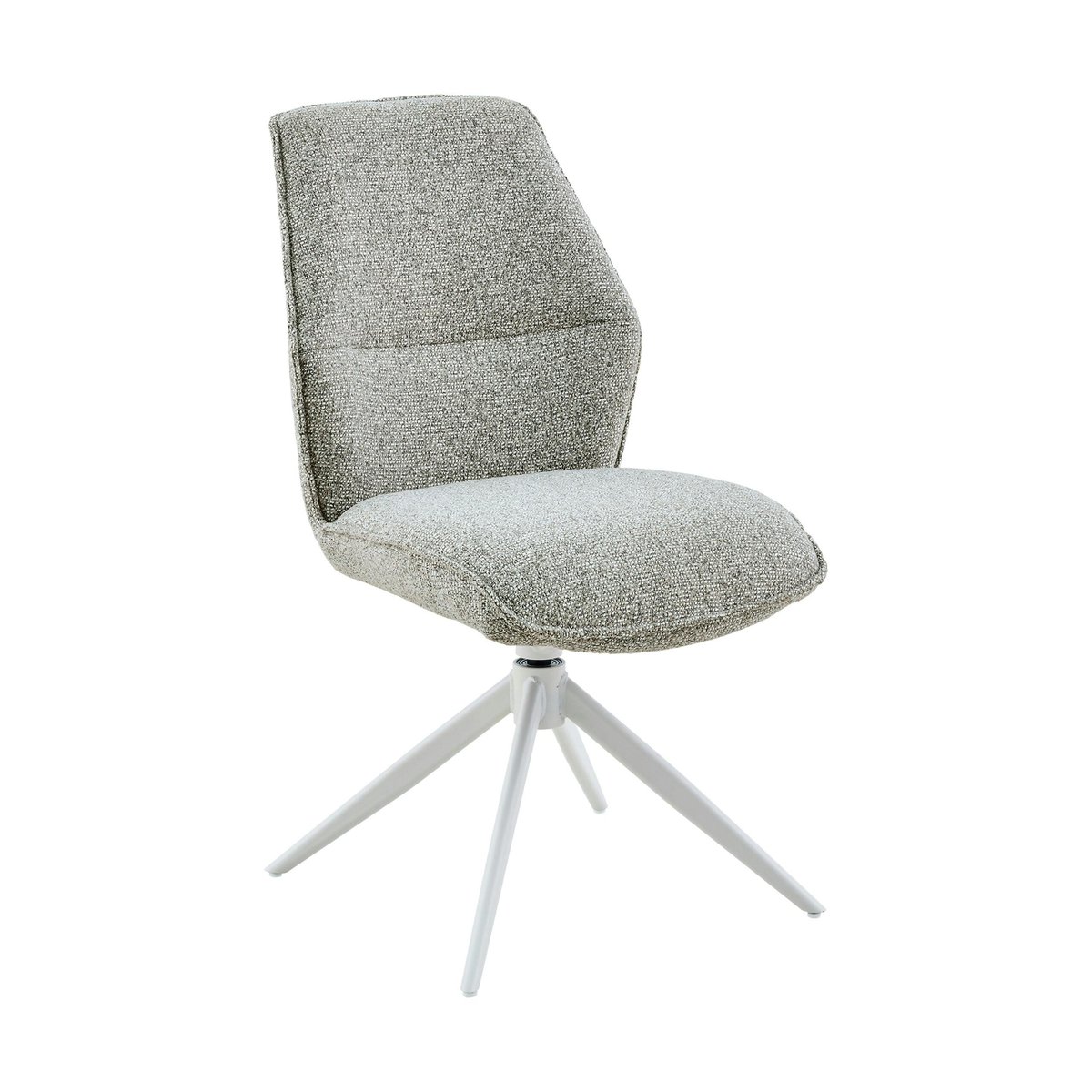 Chaise pivotante en tissu (lot de 2) CORTINA greige, PIER IMPORT