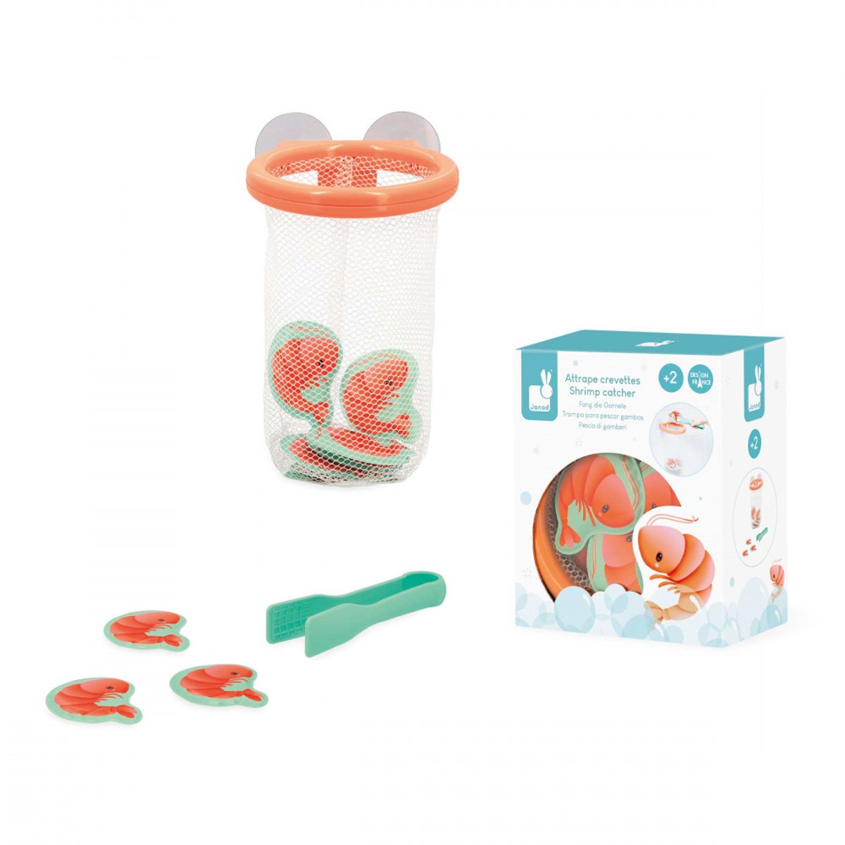 Attrape Crevettes Du Bain orange, JANOD