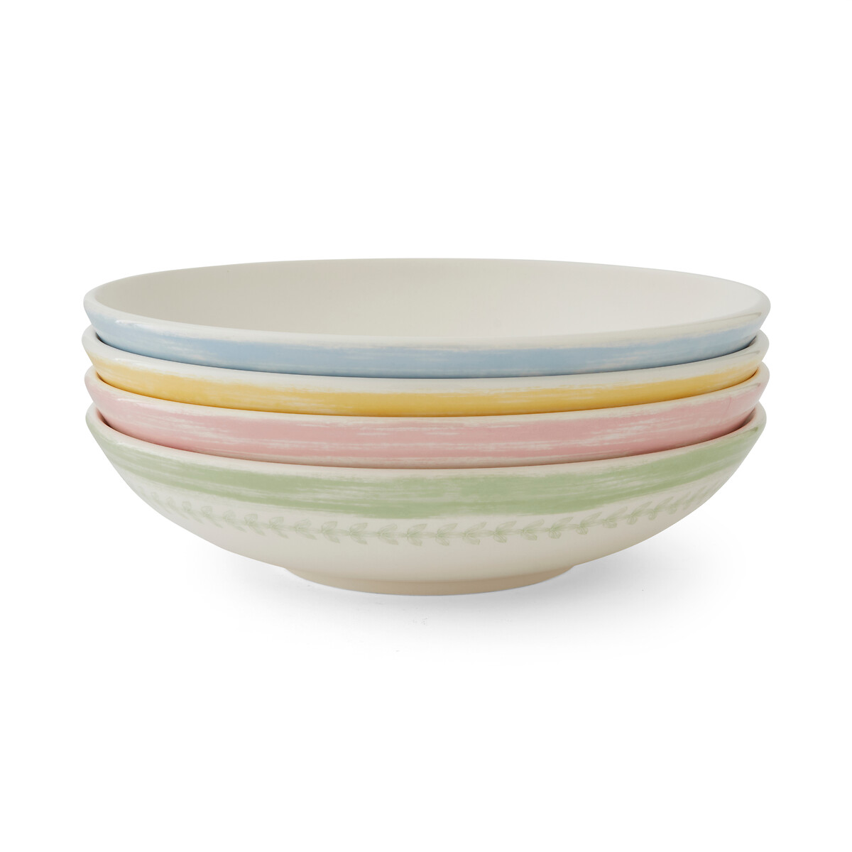 Set of 4 Sketchbook Assorted Pasta Bowls multi-coloured, PORTMEIRION