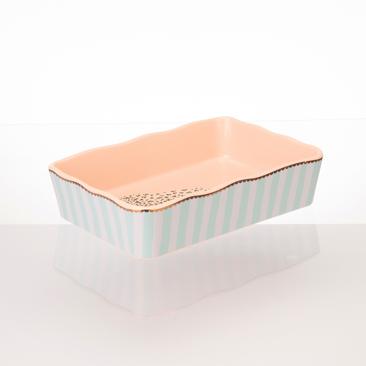 26cm Rectangular Cheetah Roasting Dish multi-coloured, YVONNE ELLEN
