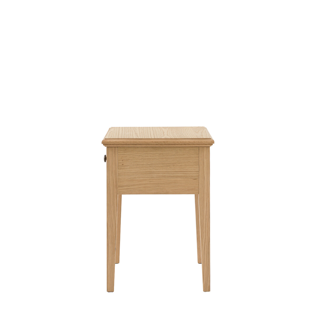 Harriet Oak 1 Drawer Side Table light oak wood, SO'HOME