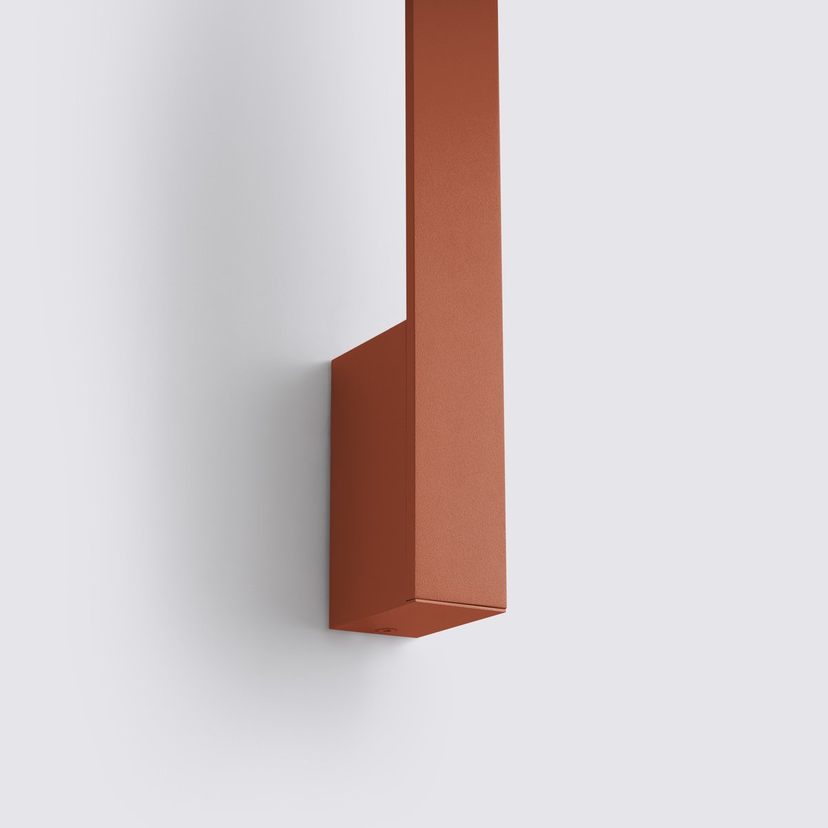 Applique murale Aluminium Ocre Rouge LED 1 Lahti ocre rouge, EDEN