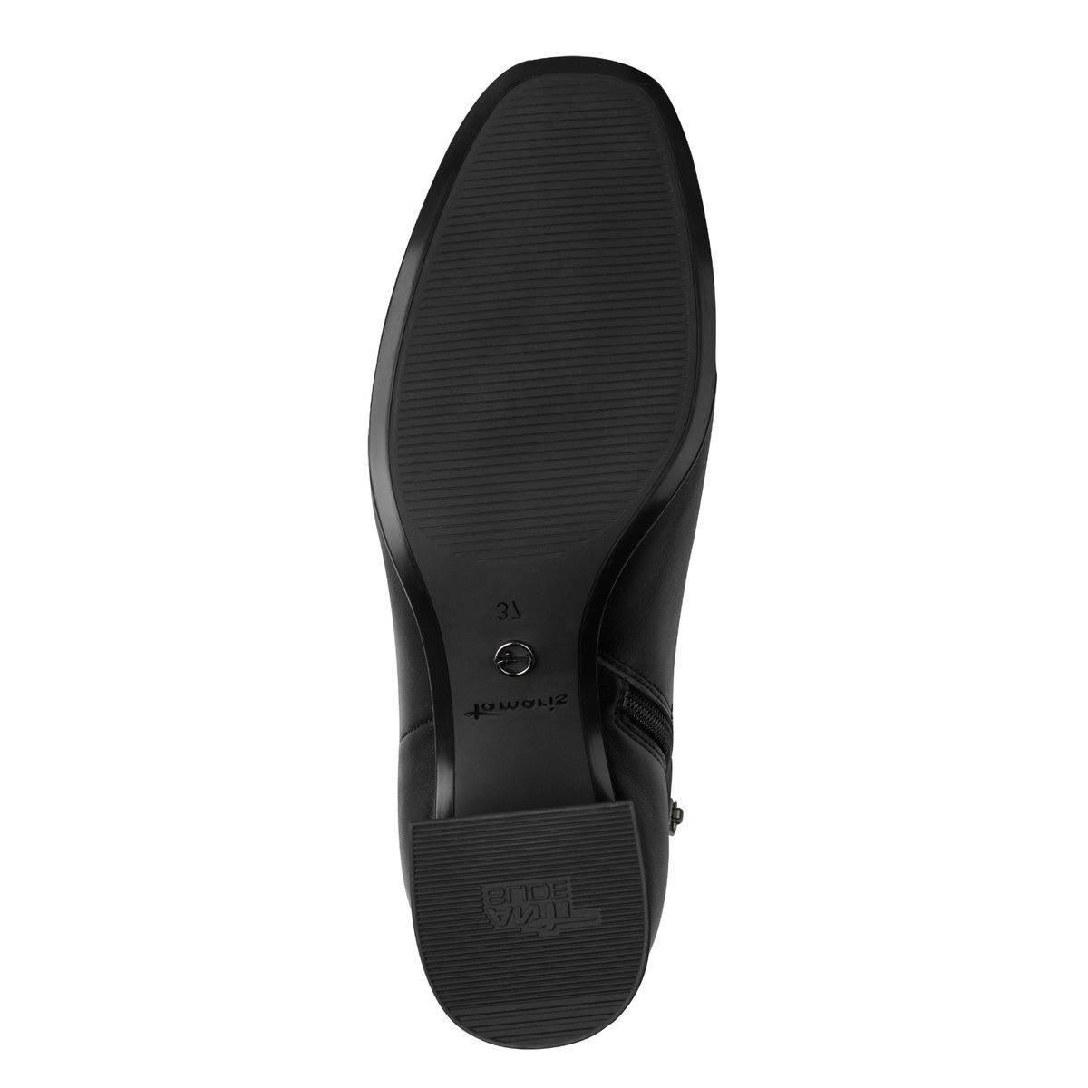 Bottines chelsea à talon noir mat, TAMARIS
