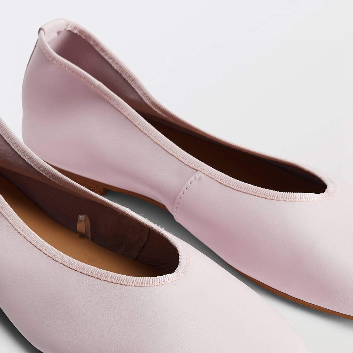 Ballerines en cuir nymphea, MONOPRIX