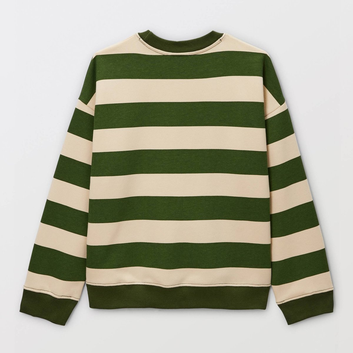 Sweat avec imprimé dos en coton BIO GOTS blé, MONOPRIX