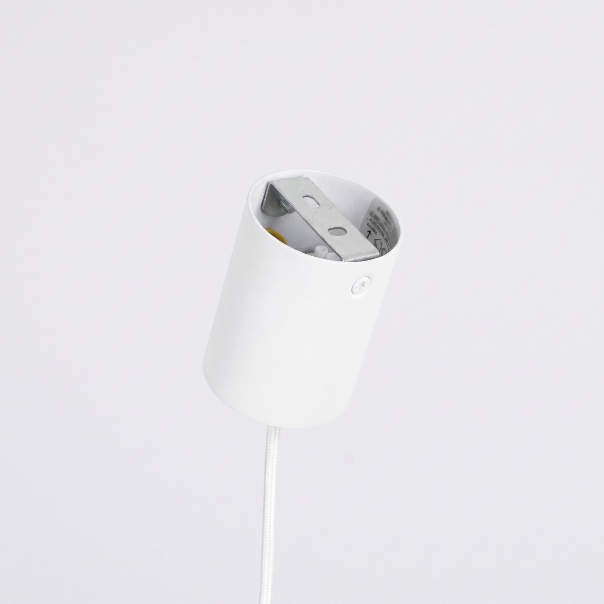 Lustre Acier Blanc E14 4 NOX blanc, EDEN