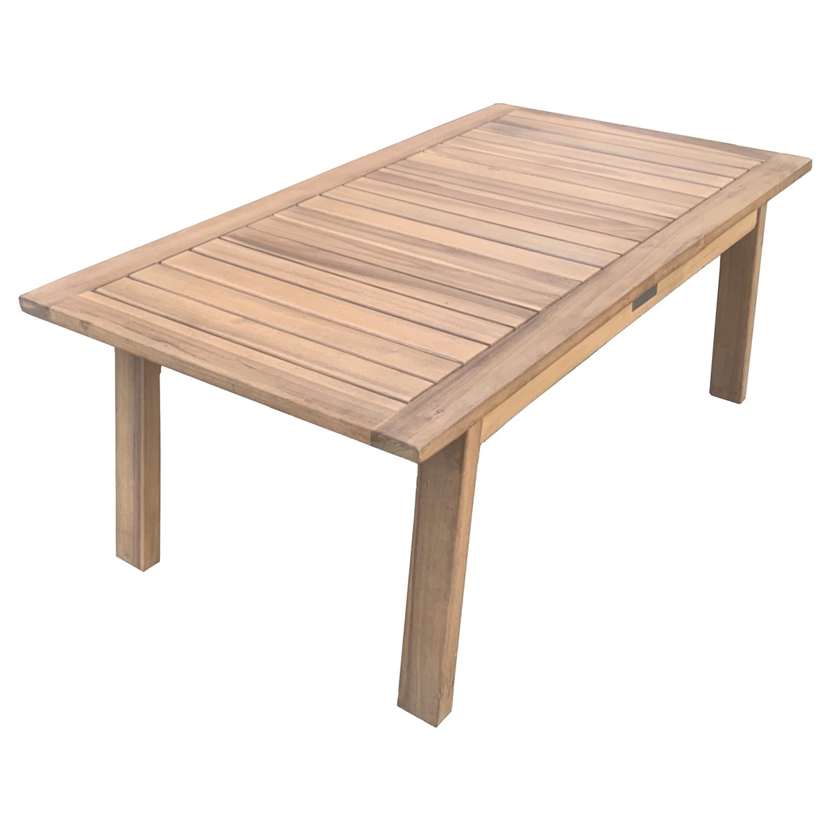 Salon de jardin en acacia, 4 pl, GILI gris, naturel, HAPPY GARDEN