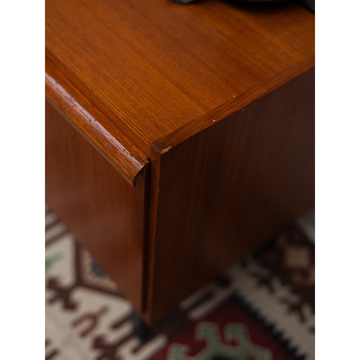 Enfilade scandinave en teck Margaret N°488 - Bon état bois foncé, DEBONGOUT
