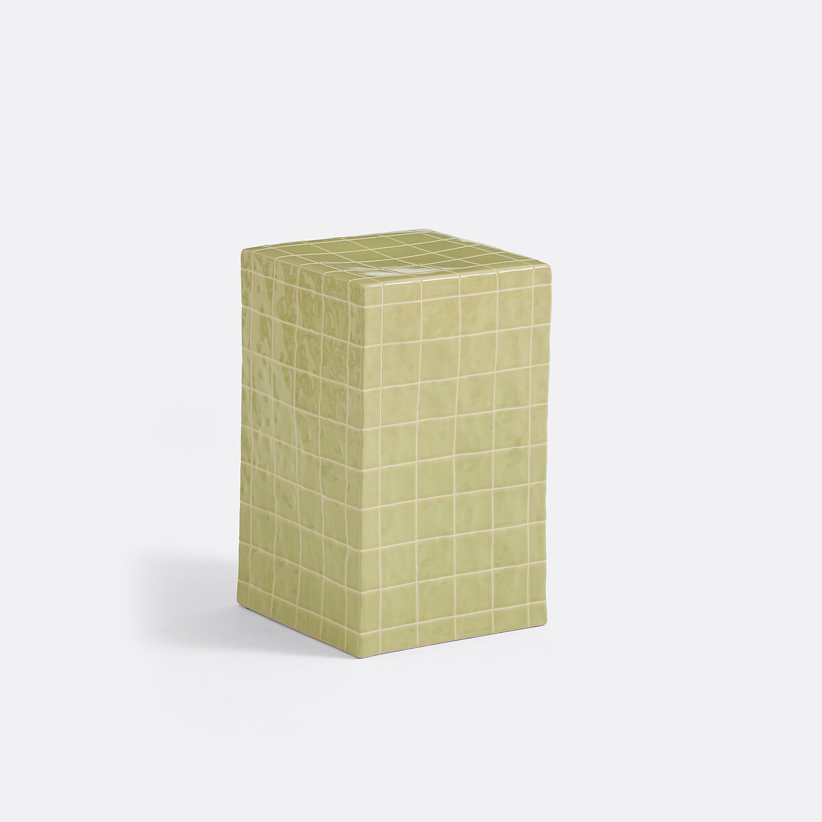 Zellige Ceramic Side Table green, LA REDOUTE INTERIEURS