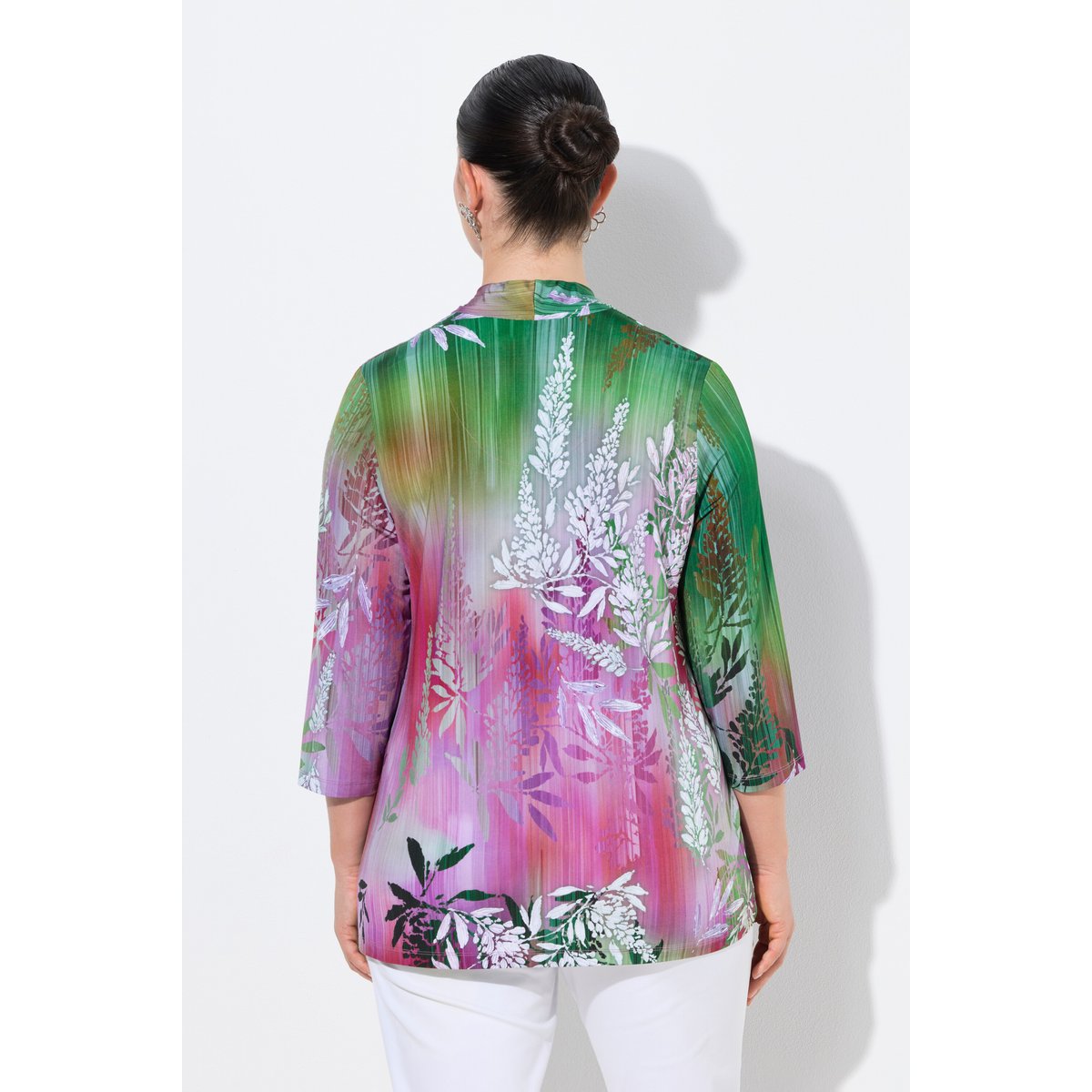 T-shirt au tombé fluide blanc neige, ULLA POPKEN