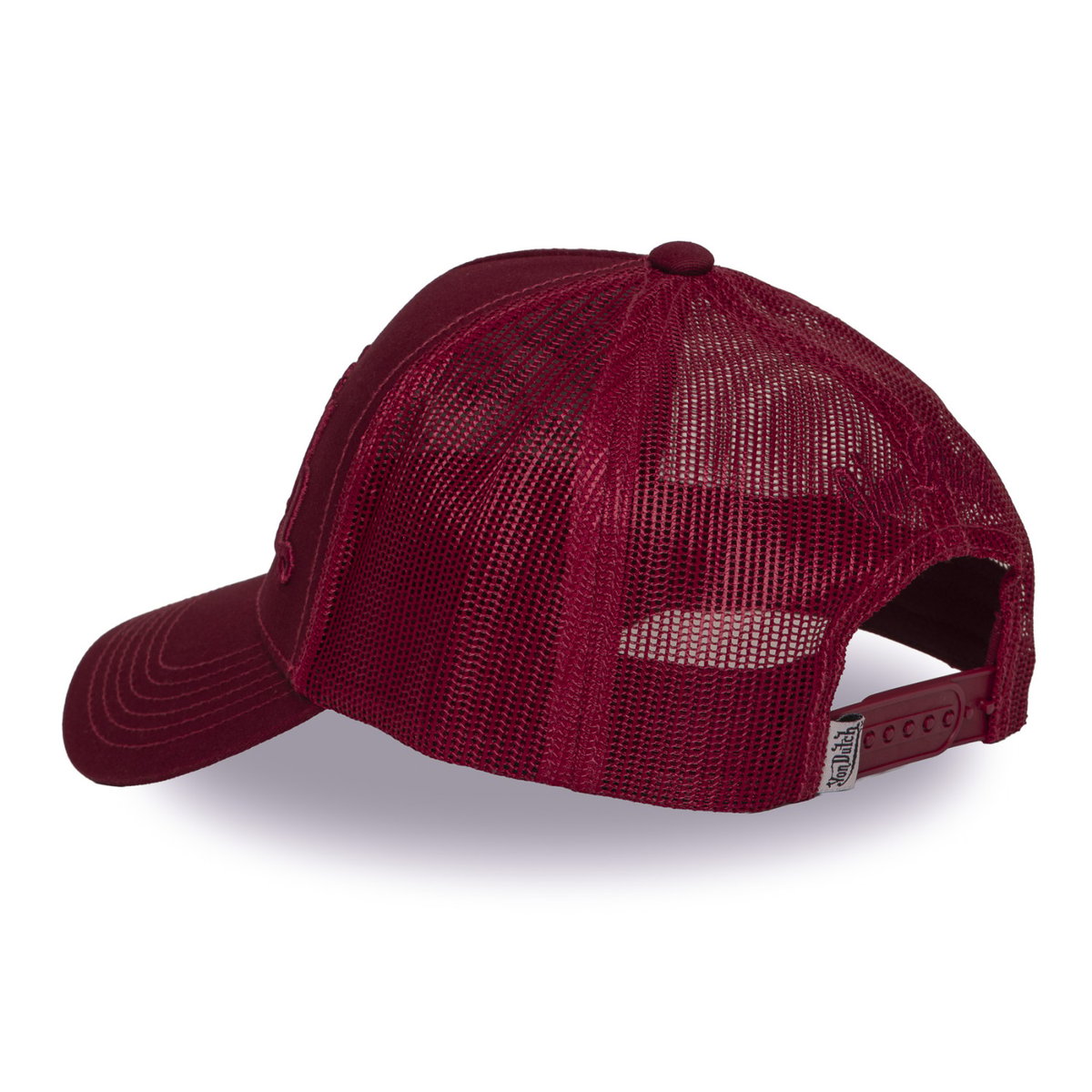 Casquette trucker EMBROIDERY rouge bordeaux, VON DUTCH