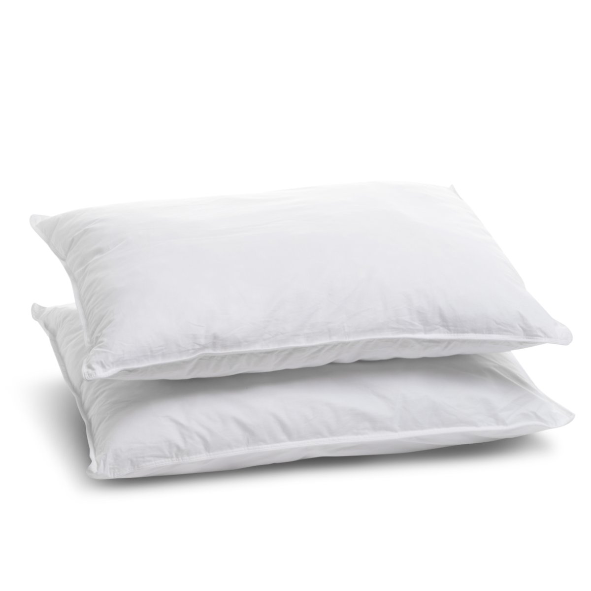 Lot de 2 Oreillers Ferme ALASKA blanc, BLEU CALIN