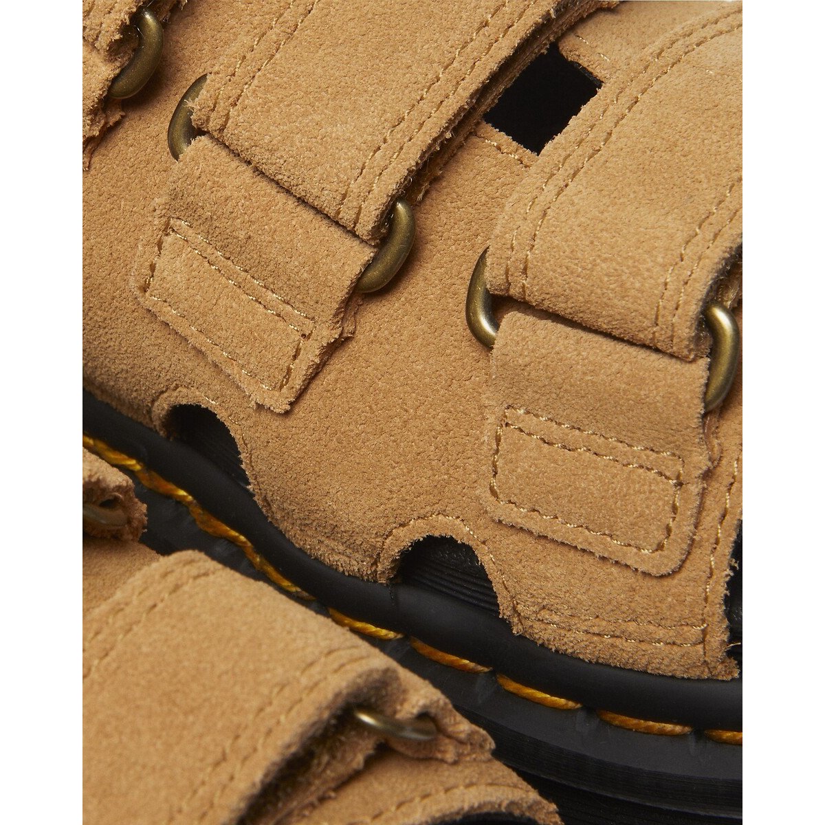 Rain Slide Tan Suede tan, DR. MARTENS