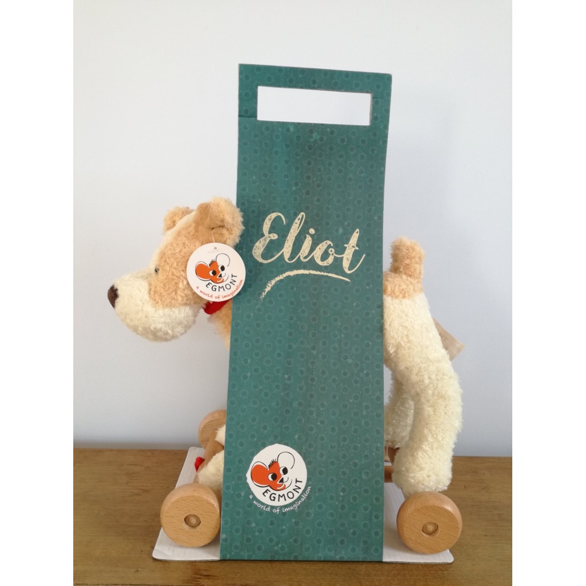 Jouet à tirer blanc, marron, EGMONT TOYS