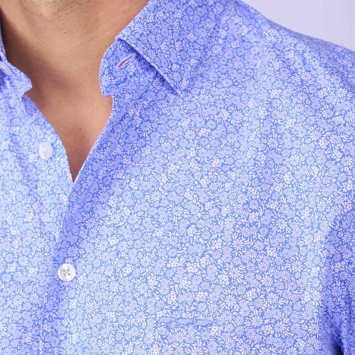 Chemise Garren bleu, MISE AU GREEN