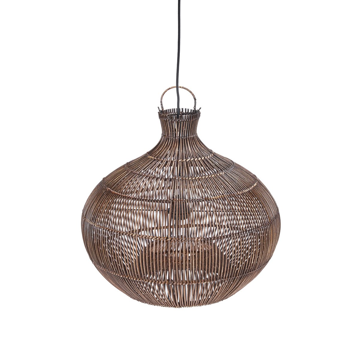 Suspension Noyer DESERT GOURD marron foncé, BAZAR BIZAR