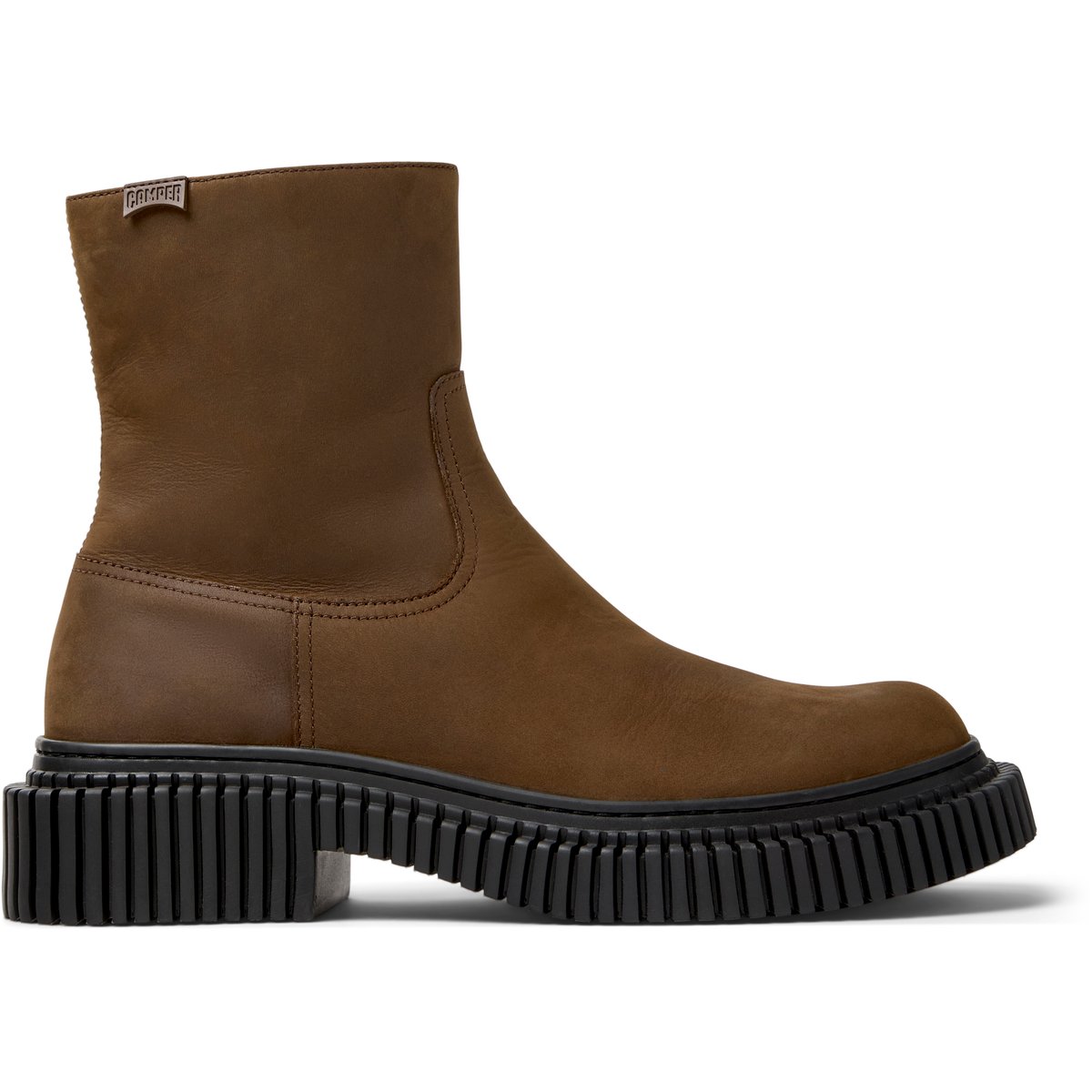 Bottines Pix Berlin cuir marron moyen, CAMPER