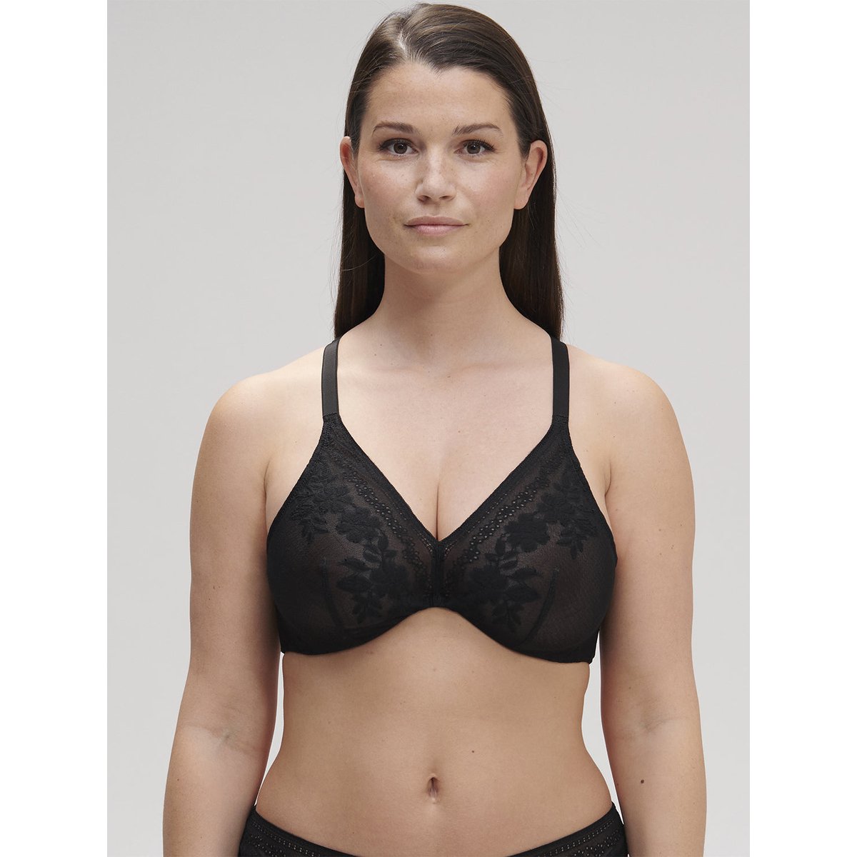 Soutien-gorge triangle avec armatures, HÉLOÏSE noir, SIMONE PERELE