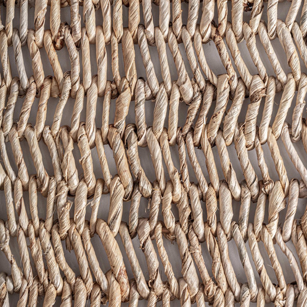 Décoration murale bohème fibre, Lot de 4 sable, RECOLLECTION