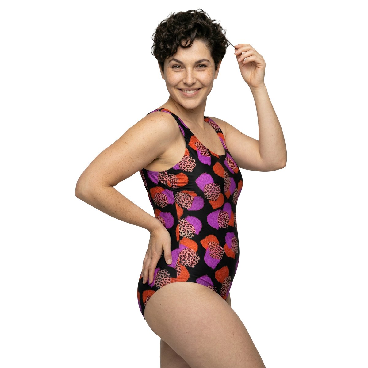 Maillot de bain à motif léopard noir, ULLA POPKEN