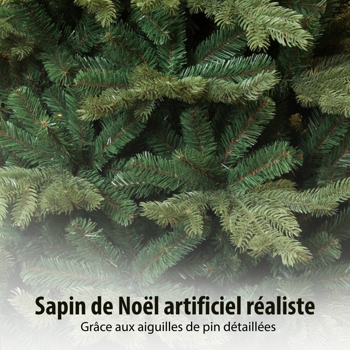 Sapin de Noël artificiel H215 cm SHERWOOD vert, TRIUMPH TREE