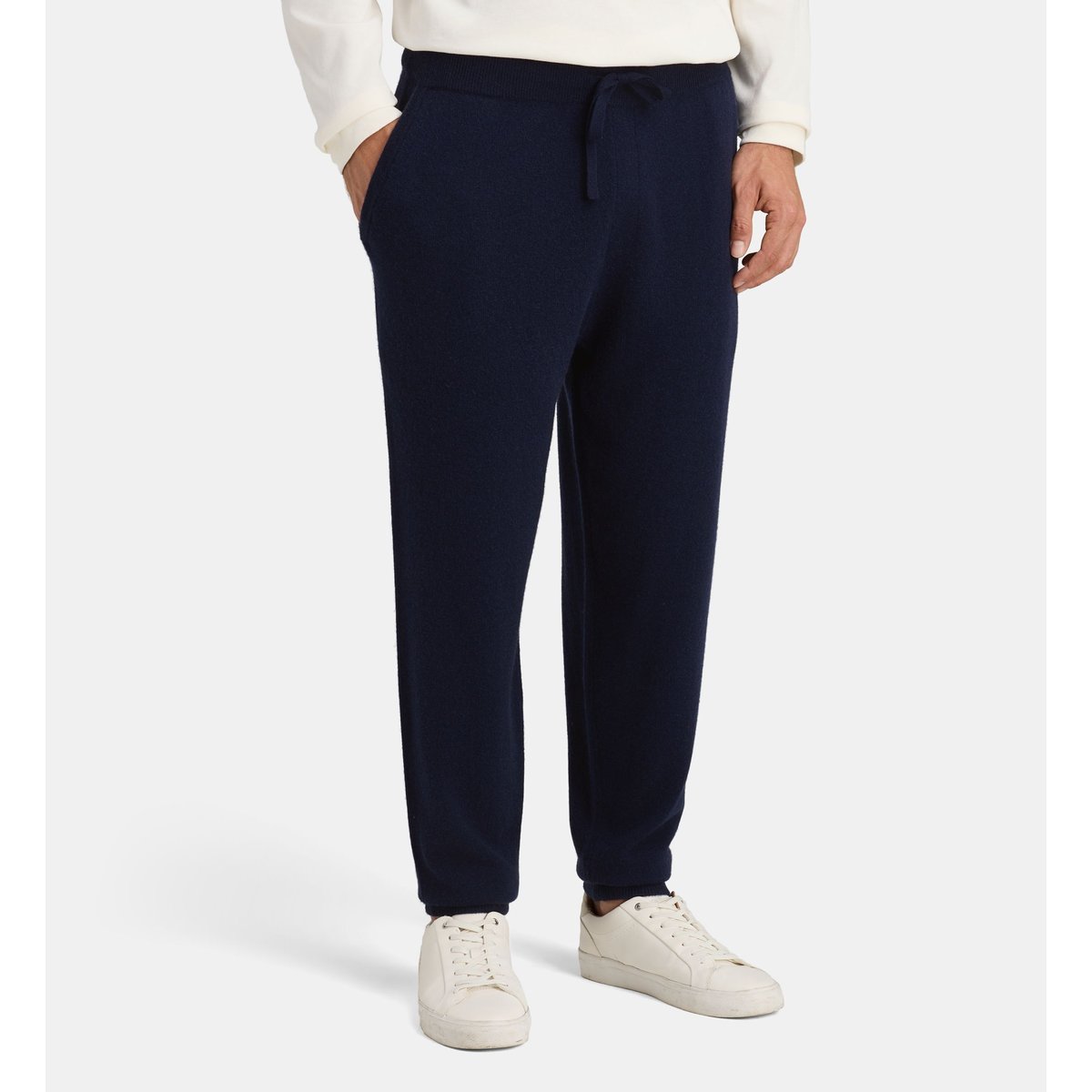 Jogging confort fuselé mojogg cachemire bleu marine, GALERIES LAFAYETTE