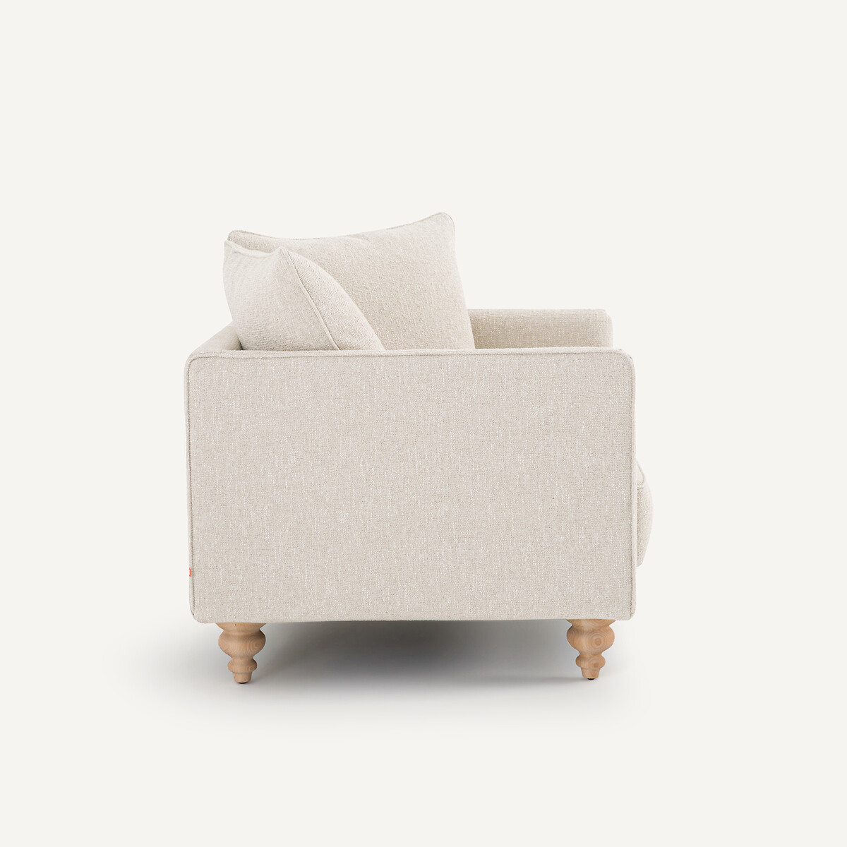 Fauteuil bouclette, Lazare craie, AM.PM
