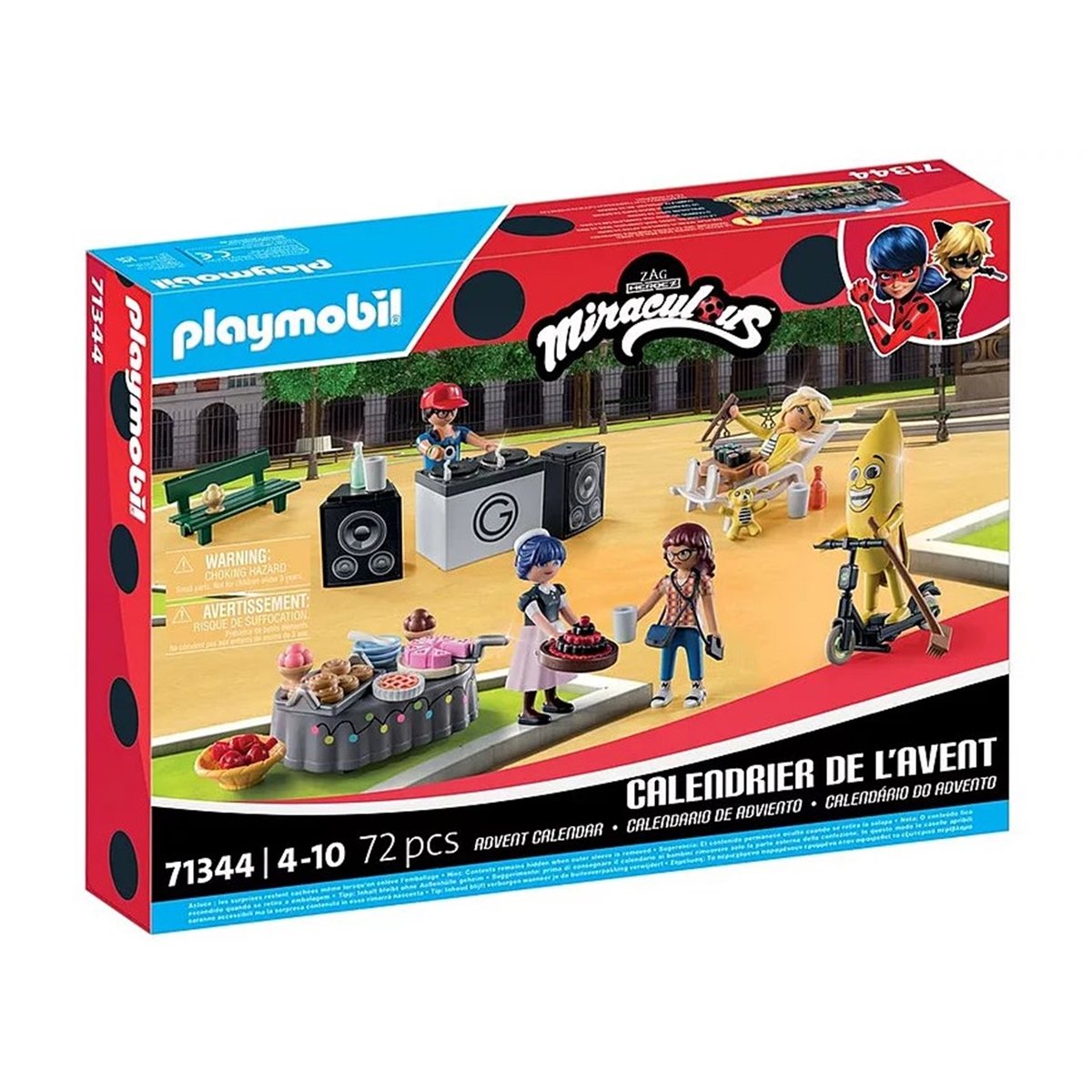 Calendrier de l'Avent Pique-nique à Paris multicolore, PLAYMOBIL