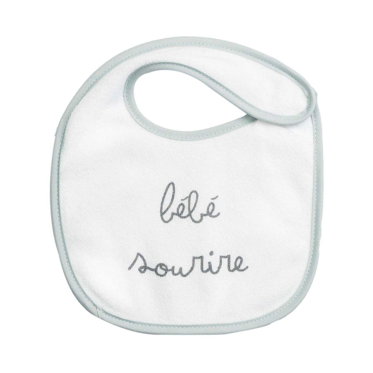 Lot de 6 bavoirs blanco, TROIS KILOS SEPT