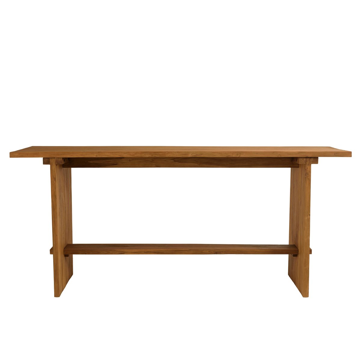 Bar de jardin 240 cm en teck recyclé ORIA bois naturel, PIER IMPORT