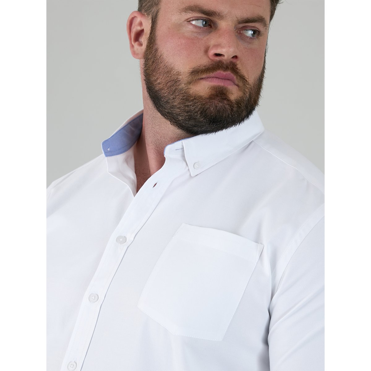 Chemise longue manches longues RICHARD blanc, DUKE