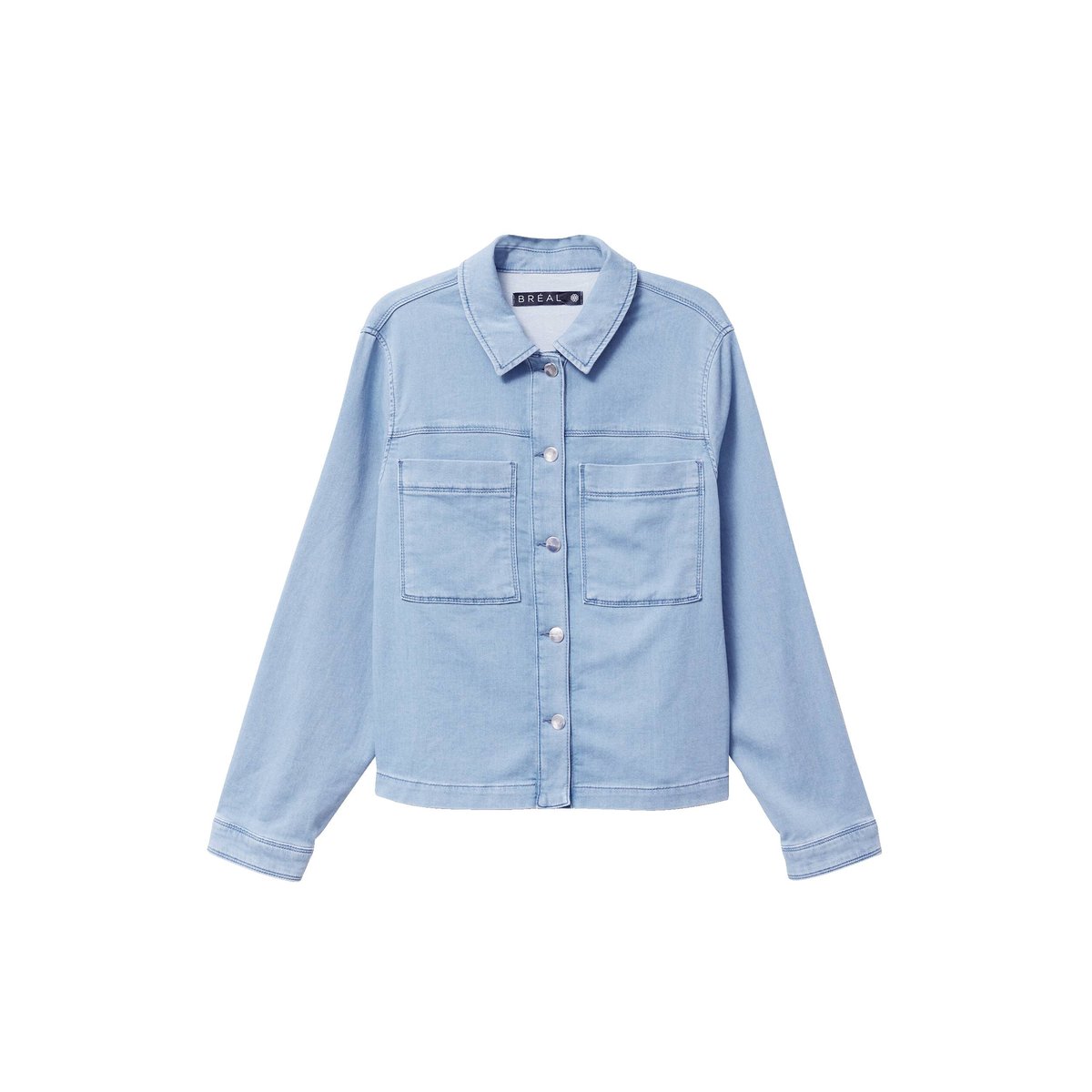 Veste jean manches longues denim bleach, BREAL