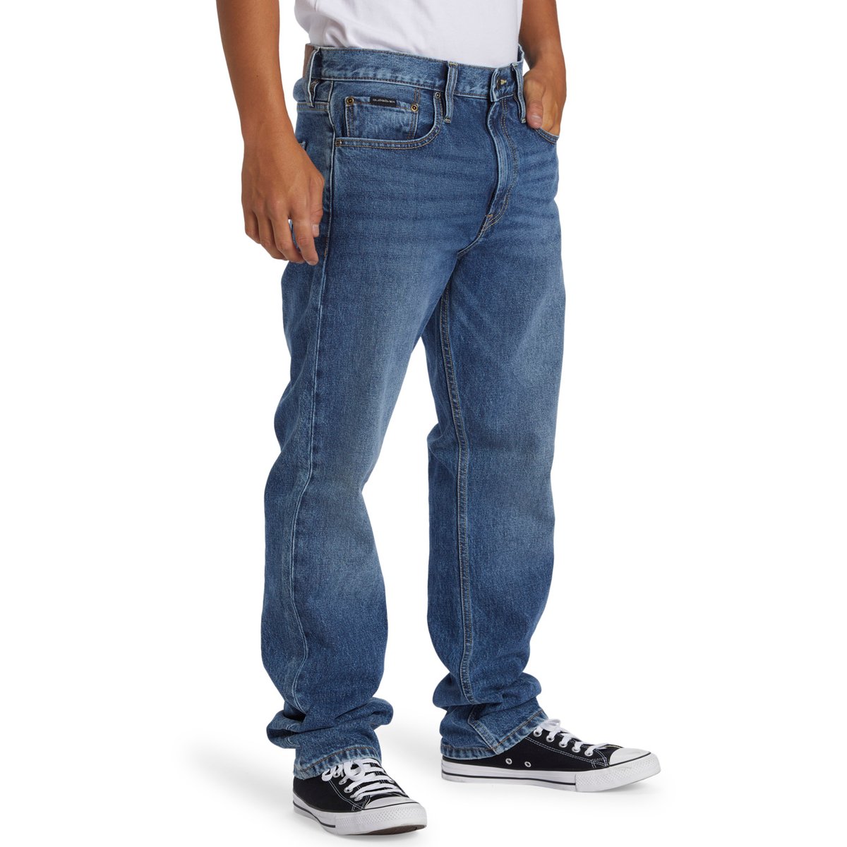 Jean straight MODERN WAVE AGED bleu aged, QUIKSILVER