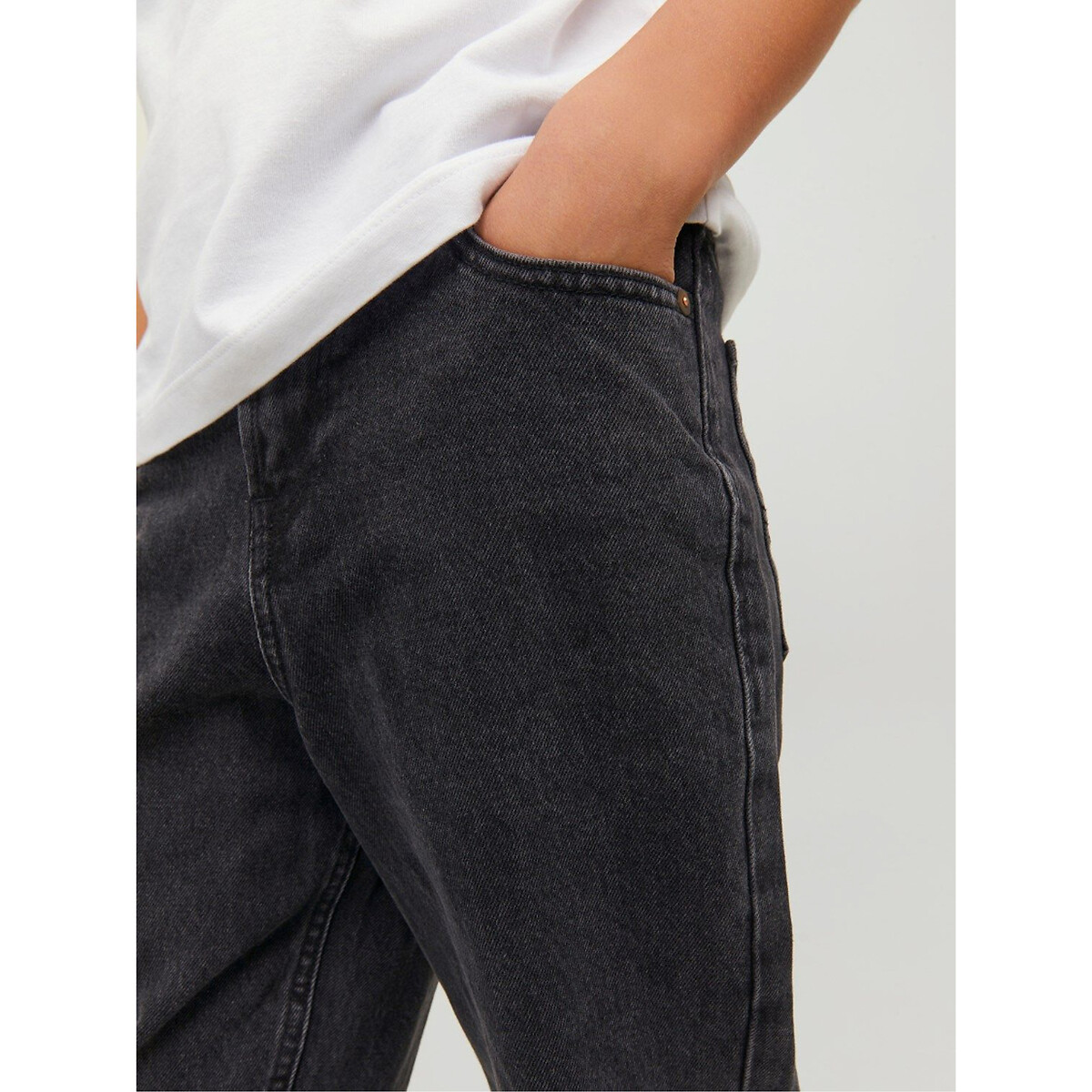 Jean coupe loose noir, JACK & JONES JUNIOR