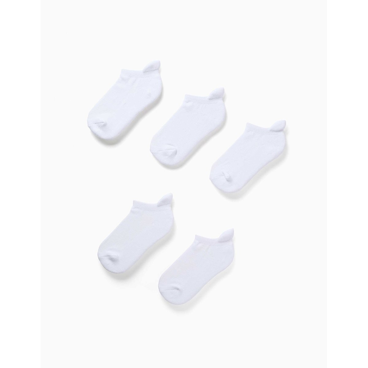 Lot de 5 paires de socquettes de sport multicolore, ZIPPY