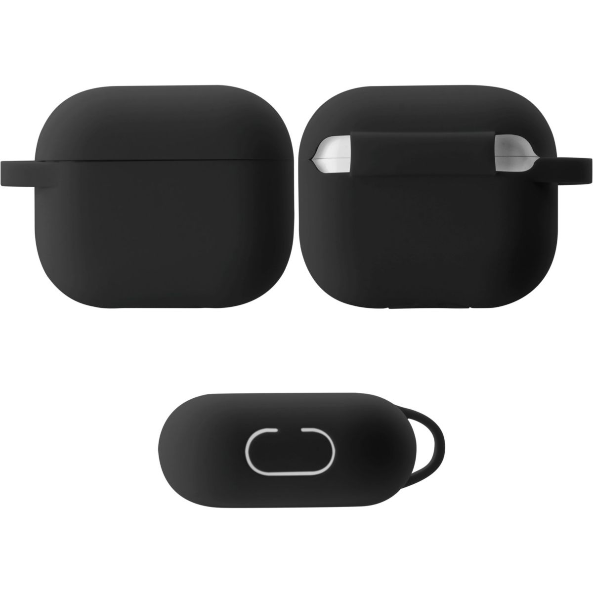 Etui Airpods 3 noir blanc, ESSENTIEL B