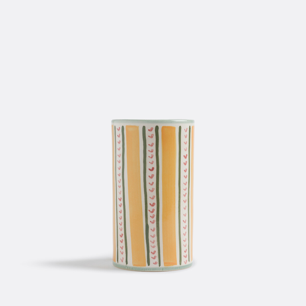 Vase aus glasierter Keramik H18 cm, Baldia gelb, LA REDOUTE INTERIEURS