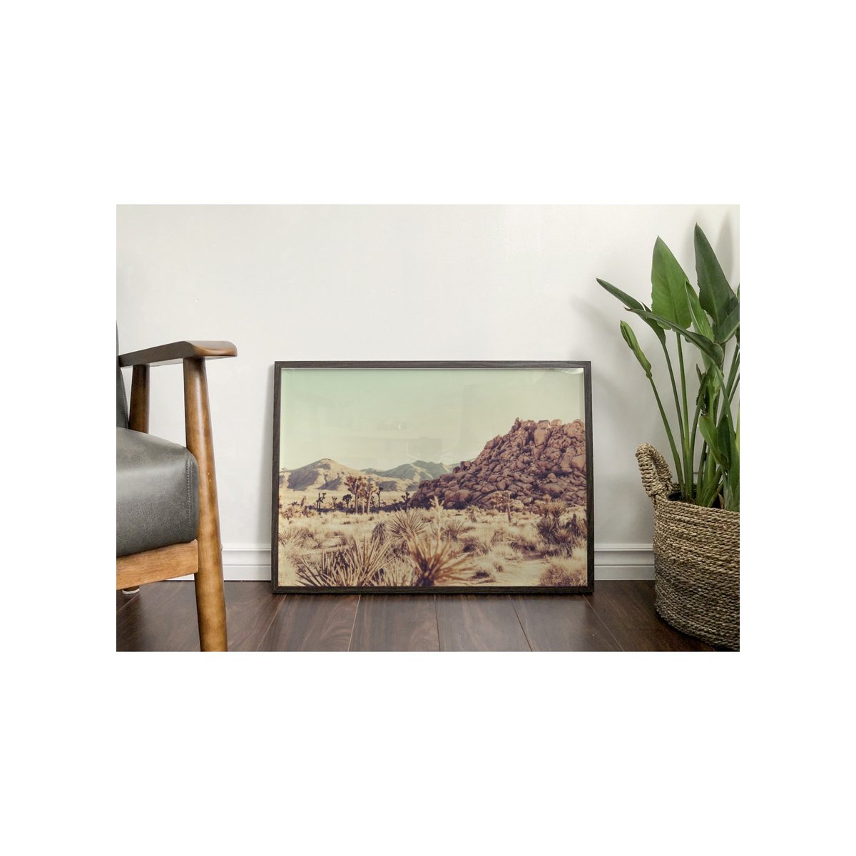 Poster Nature Desert 6 blanc, L'AFFICHERIE