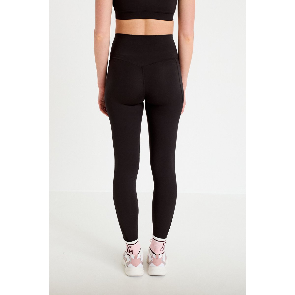 Leggings taille haute noir, CACHE CACHE